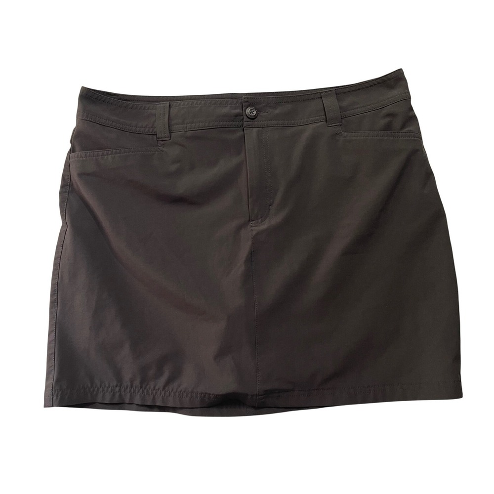 Eddie Bauer Skort Women 14 Black Active Hiking Golf Outdoor Pickleball Tennis